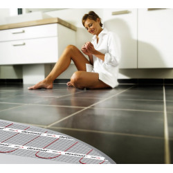 Plancher chauffant électrique Devimat 0,7m2 60W de marque DELEAGE, référence: B623900