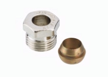 Raccord à visser cuivre mâle 1/2´´ (10/12)