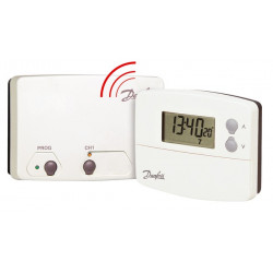 Thermostat programmable sans fil TP 5001 RF + récepteur RX1 de marque DANFOSS , référence: B640700