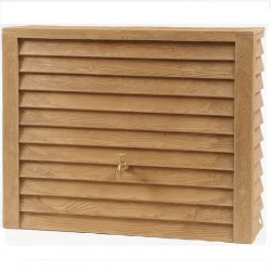 Kit récupérateur d’eau de pluie mural - Woody 350 L bois clair - collecteur et robinet inclus de marque GRAF , référence: J727200