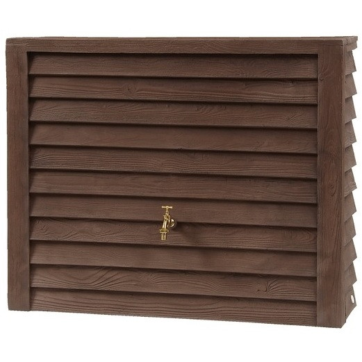 Cuve décorative WOODY - 350 L - bois foncé