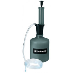 Pompe manuelle carburant et huile – Réservoir 1,6 L – Tuyau 1,30 m – Ø 13 mm de marque EINHELL , référence: J730700