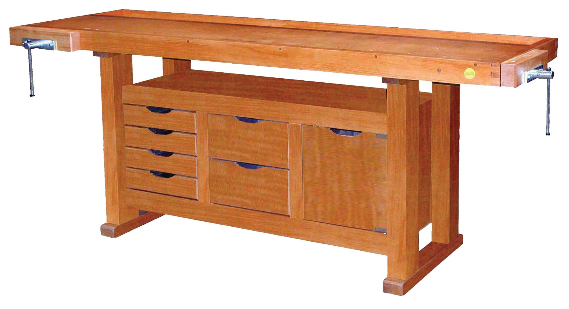 Etabli bois 2,00 m à caisson