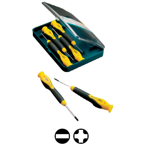 Coffret 6 tournevis de précision pro - OUTIFRANCE
