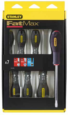 Jeu de 7 Tournevis STANLEY FATMAX 0 65 425 Electricien + Mecanicien + Pozidriv - vue 4