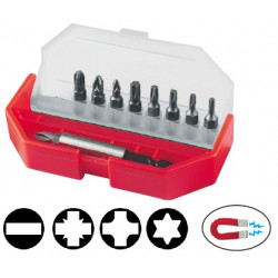 Coffret 10 embouts vissage de marque STANLEY, référence: B718900