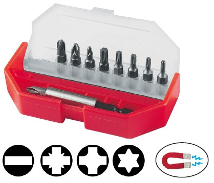 Coffret Embouts De Vissage Stanley 1-68-724 – 10 Pièces Phillips/Torx/Pozidriv