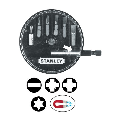 Embouts vissage jeu 7 pièces - STANLEY