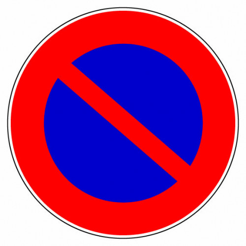 Panneau signalisation "Défense de stationner" - OUTIFRANCE 