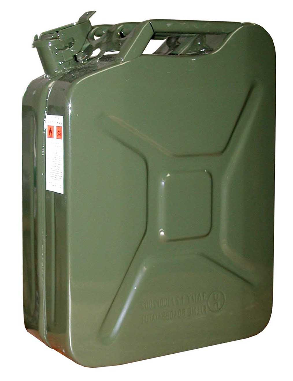 Jerrican tôle intérieur laqué 20 litres