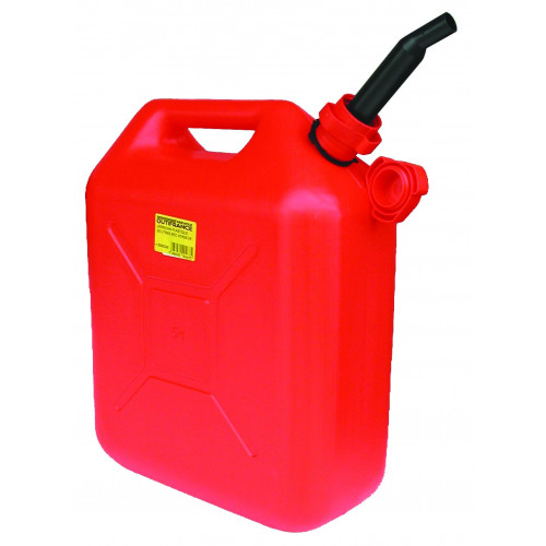 Jerrican plastique bec verseur intégré 20 L - OUTIFRANCE