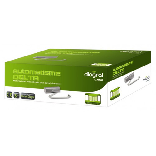 Automatisme portail battant bras articulé Delta - Diagral by Adyx