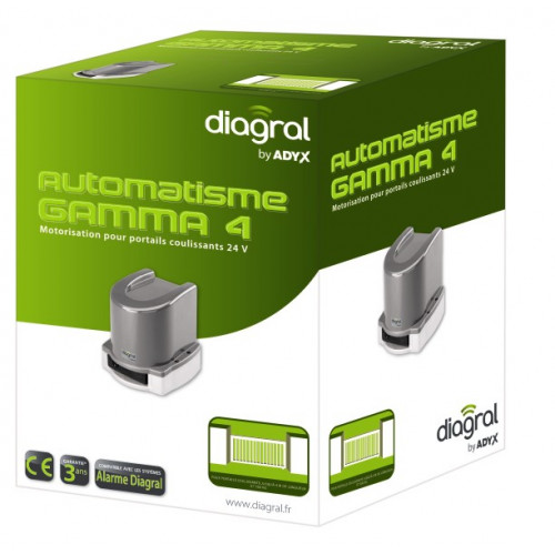 Automatisme portail coulissant Gamma 4 - Diagral by Adyx