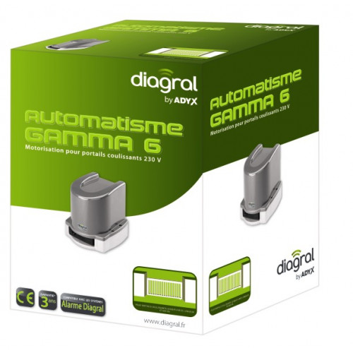 Automatisme portail coulissant Gamma 6 - Diagral by Adyx