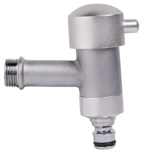 Robinet chromé 1/4T gris