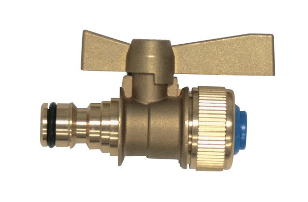 Vanne rapide male pour tuyau Ø19