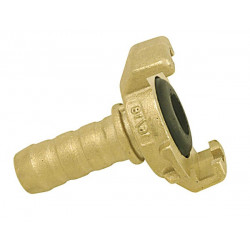 Raccord express cannelé à collerette pour tuyau Ø15 de marque BOUTTE, référence: J760600