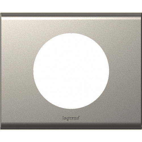 Celiane plaque 1 poste nickel velours - LEGRAND