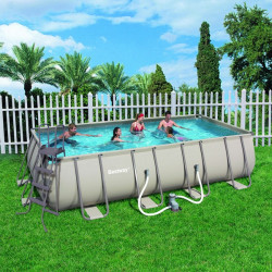 KIT Piscine rectangulaire "Steel Frame" 549 x 274 x 122 cm - BESTWAY