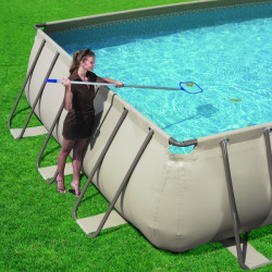 KIT Piscine rectangulaire "Steel Frame" 549 x 274 x 122 cm - BESTWAY