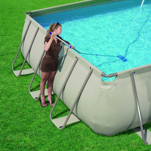KIT Piscine rectangulaire "Steel Frame" 549 x 274 x 122 cm - BESTWAY