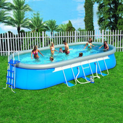 Kit Piscine autoportante ovale Fast Set 732 x 366 x 122 - BESTWAY
