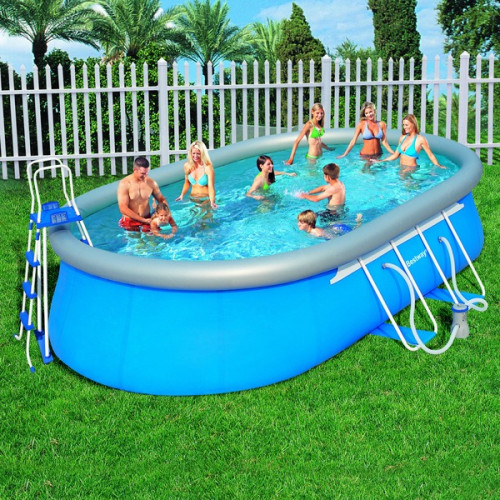 Kit Piscine ovale "Fast Set" 549 x 366 x 122 cm - BESTWAY