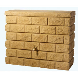 Cuve décorative MUR ROCKY - 400L - Sable - GRAF 