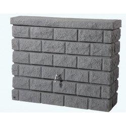 Cuve décorative MUR ROCKY - 400L - Gris granite - GRAF 