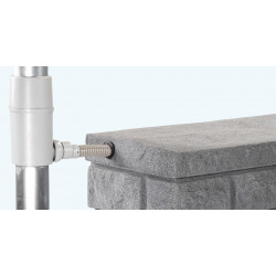 Cuve décorative MUR ROCKY - 400L - Gris granite - GRAF 