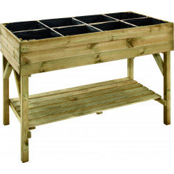 Carré potager surélevé GARIGUETTE de marque Jardipolys, référence: J946000