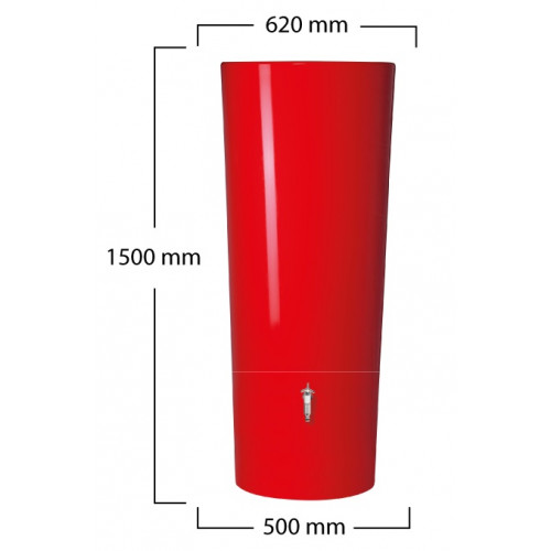 Réservoir COLOR - 350 L - Tomato - GRAF