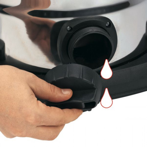 Aspirateur eau et poussière – TE-VC 2230 SA – 1150 W – Cuve inox 30 L – Prise asservie - EINHELL 