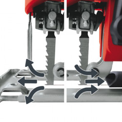 Scie sauteuse pendulaire – TC-JS 85 – 620 W – Coupe 85 mm – Vitesse variable - EINHELL