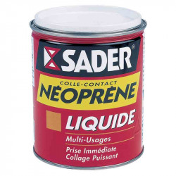 Colle néoprène liquide 750 ml de marque Sader, référence: B2432800