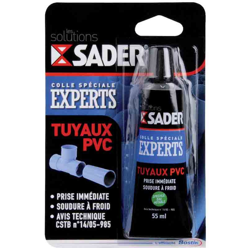Sader Colle tuyau PVC 55ml