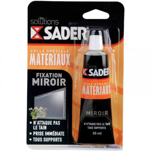 Colle mastic miroir 55ml - Sader