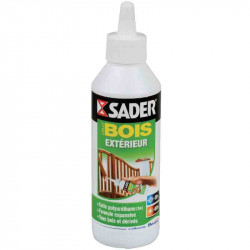 Colle Polyuréthane bois extérieur 250 g de marque Sader, référence: B2436000