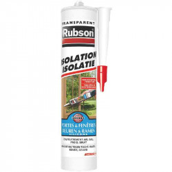 Mastic isolation translucide 280 ml de marque RUBSON, référence: B2444600