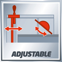 Scie à ruban stationnaire – TC-SB 305 U – 750 W - 2 vitesses - coupe 170 mm - table inclinable 45° - EINHELL 