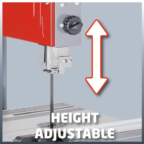 Scie à ruban stationnaire – TC-SB 305 U – 750 W - 2 vitesses - coupe 170 mm - table inclinable 45° - EINHELL 