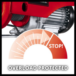 Palan électrique – TC-EH 250 – Capacité 250 kg – Câble acier 11,5 m - EINHELL