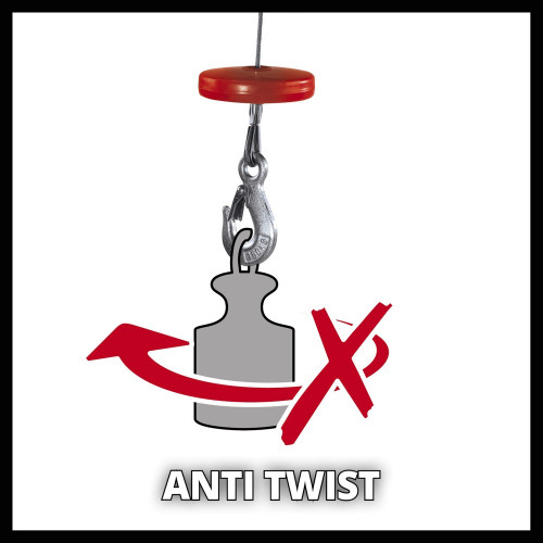 Palan électrique – TC-EH 250 – Capacité 250 kg – Câble acier 11,5 m - EINHELL 