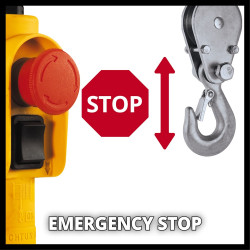 Palan électrique – TC-EH 600 – Capacité 600 kg – Câble acier 18 m - EINHELL 