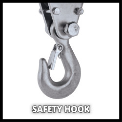 Palan électrique – TC-EH 600 – Capacité 600 kg – Câble acier 18 m - EINHELL 