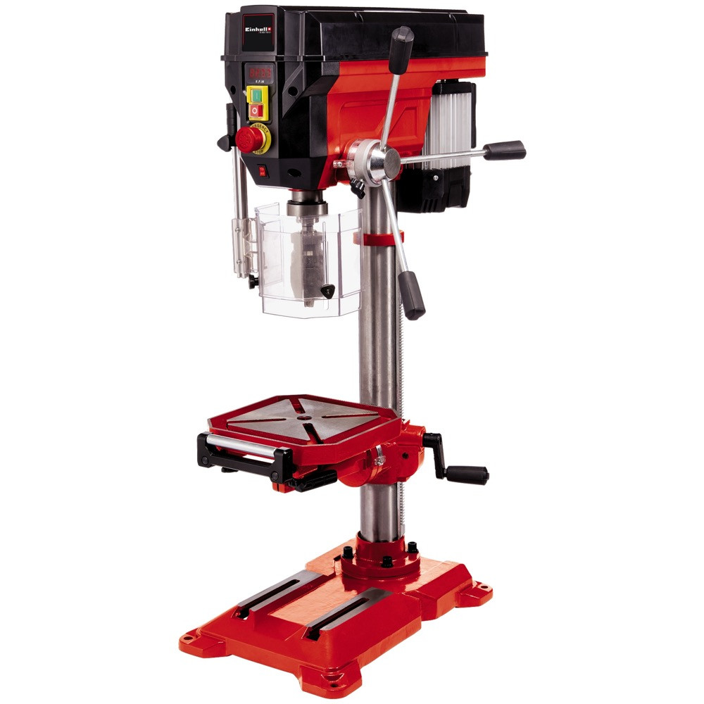 Perceuse à colonne - TE-BD 750 E - 750 W - Vitesse variable - Mandrin 1-16 mm - Affichage LCD