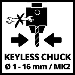 Perceuse à colonne – TE-BD 750 E – 750 W – Vitesse variable – Mandrin 1-16 mm – Affichage LCD - EINHELL 