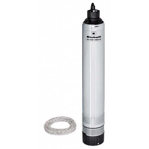 Pompe de forage immergée – GC-DW 1000 N – 1000 W – Débit 6 500 l/h – Refoulement 45 m - EINHELL 