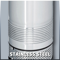 Pompe de forage immergée – GC-DW 1000 N – 1000 W – Débit 6 500 l/h – Refoulement 45 m - EINHELL 