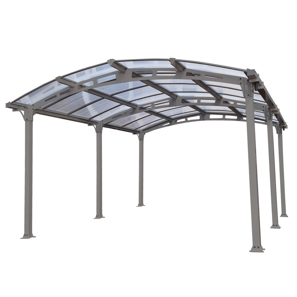 Carport alu - AMILCAR 5000 - 18,17 M² - GRIS
